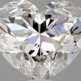 1 Carat Heart - Natural Diamond - 1.01 - F - SI1 - EX - VG - Diamonds By Rothschild