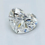 1 Carat HEART - Natural Diamond - 1.01 - F - SI2 - EX - VG - Diamonds By Rothschild