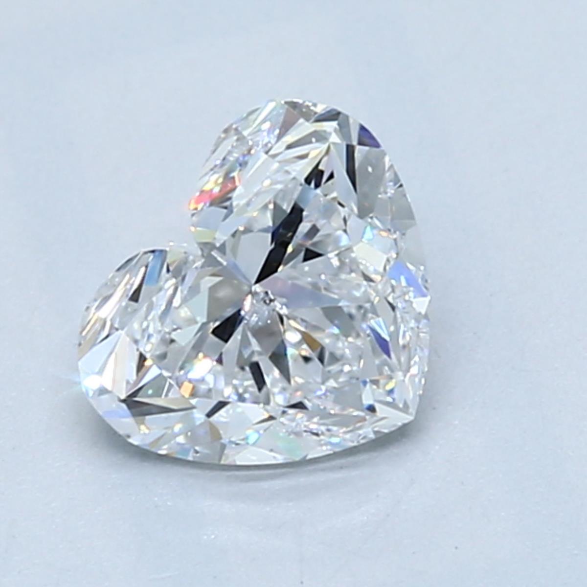 1 Carat Heart - Natural Diamond - 1.04 - D - SI2 - EX - VG - Diamonds By Rothschild