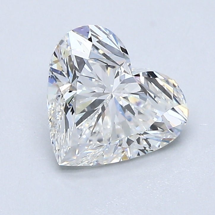 1 Carat HEART - Natural Diamond - 1.2 - G - VS2 - VG - EX - EX - Diamonds By Rothschild