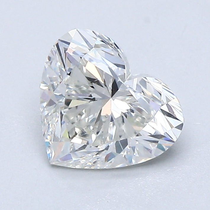 1 Carat Heart - Natural Diamond - 1.2 - H - Very Slightly Included - VG - EX - EX - Diamonds By Rothschild