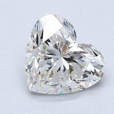 1 Carat Heart - Natural Diamond - 1.33 - I - Slightly Included - VG - EX - EX - Diamonds By Rothschild