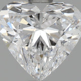 1 Carat Heart Shape Cut Natural Diamond - D SI1 - 0.9ct - VG Symmetry Grade - Diamonds By Rothschild