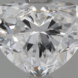1 Carat Heart Shape Cut Natural Diamond - D SI1 - 1.01ct - EX Symmetry Grade - Diamonds By Rothschild