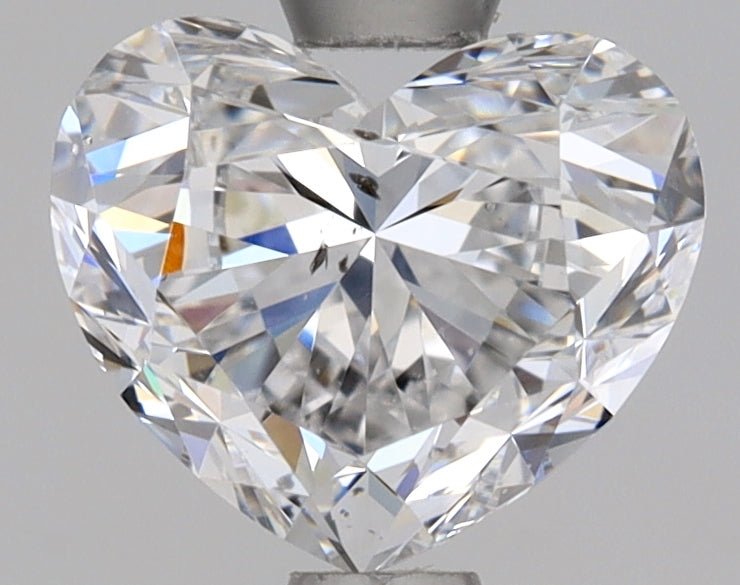 1 Carat Heart Shape Cut Natural Diamond - D SI1 - 1.0ct - VG Symmetry Grade - Diamonds By Rothschild