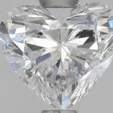 1 Carat Heart Shape Cut Natural Diamond - D SI2 - 0.9ct - VG Symmetry Grade - Diamonds By Rothschild