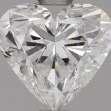 1 Carat Heart Shape Cut Natural Diamond - D SI2 - 0.9ct - VG Symmetry Grade - Diamonds By Rothschild