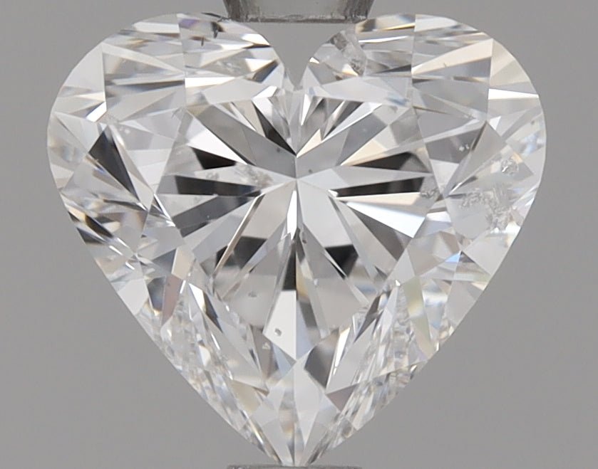 1 Carat Heart Shape Cut Natural Diamond - D SI2 - 0.9ct - VG Symmetry Grade - Diamonds By Rothschild