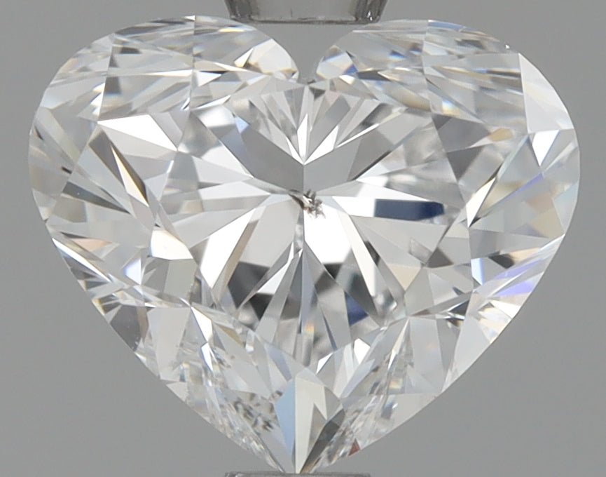 1 Carat Heart Shape Cut Natural Diamond - D SI2 - 0.9ct - VG Symmetry Grade - Diamonds By Rothschild