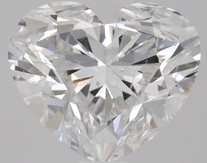 1 Carat Heart Shape Cut Natural Diamond - D SI2 - 0.9ct - VG Symmetry Grade - Diamonds By Rothschild