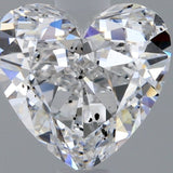 1 Carat Heart Shape Cut Natural Diamond - D SI2 - 1.01ct - EX Symmetry Grade - Diamonds By Rothschild