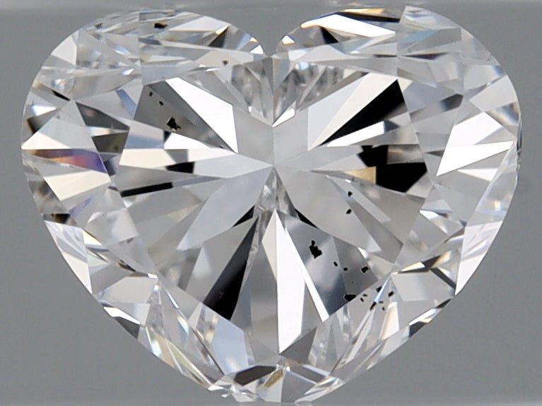 1 Carat Heart Shape Cut Natural Diamond - D SI2 - 1.01ct - G Symmetry Grade - Diamonds By Rothschild
