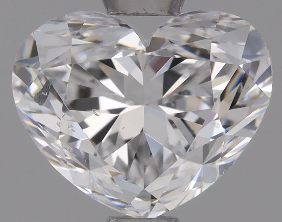 1 Carat Heart Shape Cut Natural Diamond - D SI2 - 1.01ct - G Symmetry Grade - Diamonds By Rothschild