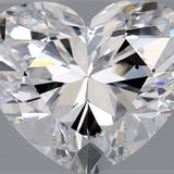 1 Carat Heart Shape Cut Natural Diamond - D SI2 - 1.01ct - VG Symmetry Grade - Diamonds By Rothschild