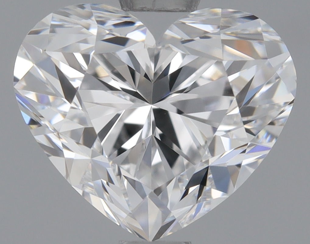 1 Carat Heart Shape Cut Natural Diamond - D VVS2 - 1.01ct - EX Symmetry Grade - Diamonds By Rothschild