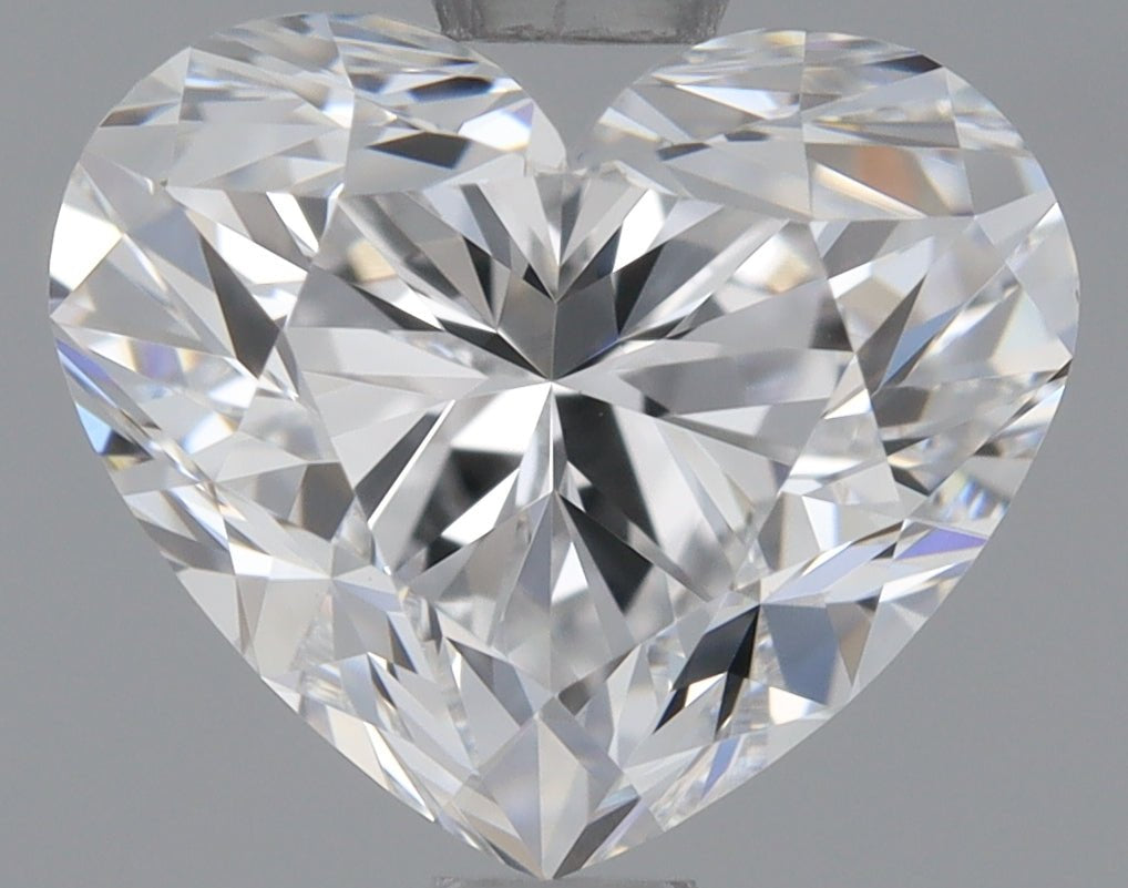 1 Carat Heart Shape Cut Natural Diamond - D VVS2 - 1.01ct - EX Symmetry Grade - Diamonds By Rothschild