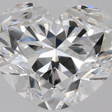 1 Carat Heart Shape Cut Natural Diamond - D VVS2 - 1.01ct - VG Symmetry Grade - Diamonds By Rothschild