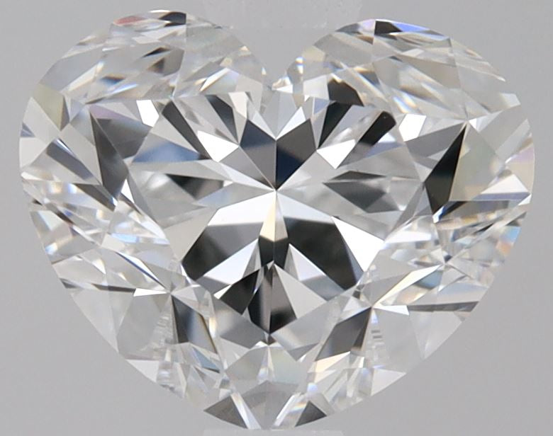 1 Carat Heart Shape Cut Natural Diamond - D VVS2 - 1.01ct - VG Symmetry Grade - Diamonds By Rothschild