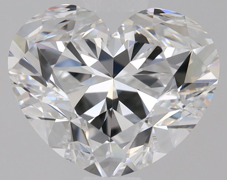1 Carat Heart Shape Cut Natural Diamond - D VVS2 - 1.01ct - VG Symmetry Grade - Diamonds By Rothschild