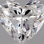 1 Carat Heart Shape Cut Natural Diamond - D VVS2 - 1.01ct - VG Symmetry Grade - Diamonds By Rothschild
