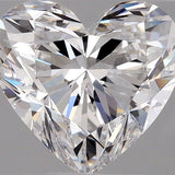 1 Carat Heart Shape Cut Natural Diamond - D VVS2 - 1.01ct - VG Symmetry Grade - Diamonds By Rothschild