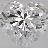 1 Carat Heart Shape Cut Natural Diamond - D VVS2 - 1.01ct - VG Symmetry Grade - Diamonds By Rothschild