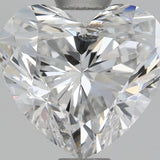 1 Carat Heart Shape Cut Natural Diamond - E SI2 - 0.91ct - EX Symmetry Grade - Diamonds By Rothschild