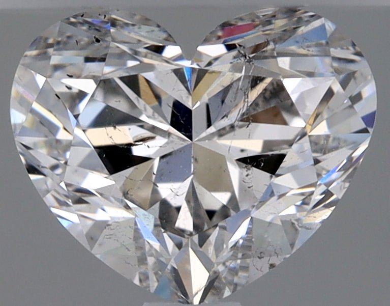 1 Carat Heart Shape Cut Natural Diamond - E SI2 - 0.9ct - VG Symmetry Grade - Diamonds By Rothschild