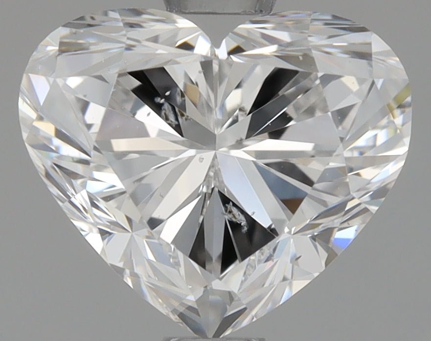 1 Carat Heart Shape Cut Natural Diamond - E SI2 - 1.01ct - VG Symmetry Grade - Diamonds By Rothschild