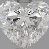 1 Carat Heart Shape Cut Natural Diamond - E VVS2 - 1.1ct - EX Symmetry Grade - Diamonds By Rothschild