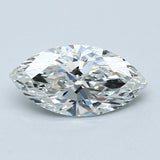 1 Carat Marquise - Natural Diamond - 1.12 - G - VS2 - VG - EX - VG - Diamonds By Rothschild