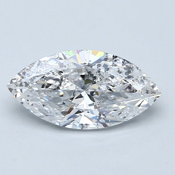 1 Carat Marquise - Natural Diamond - 1.3 - D - I1 - VG - EX - VG - Diamonds By Rothschild
