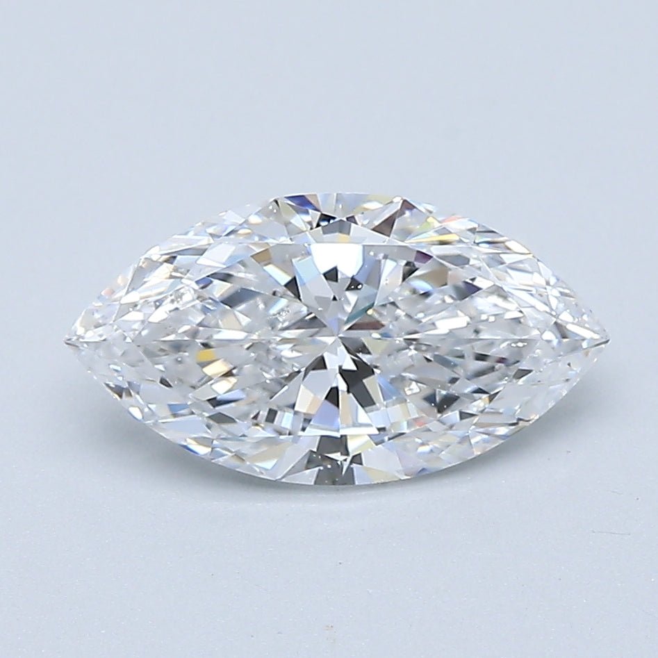 1 Carat Marquise - Natural Diamond - 1.3 - D - SI2 - EX - VG - Diamonds By Rothschild