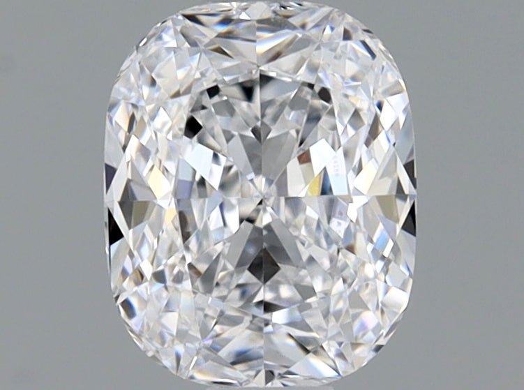 1 Carat Cushion Cut Natural Diamond - D VVS1 - 0.91ct - VG Symmetry Grade