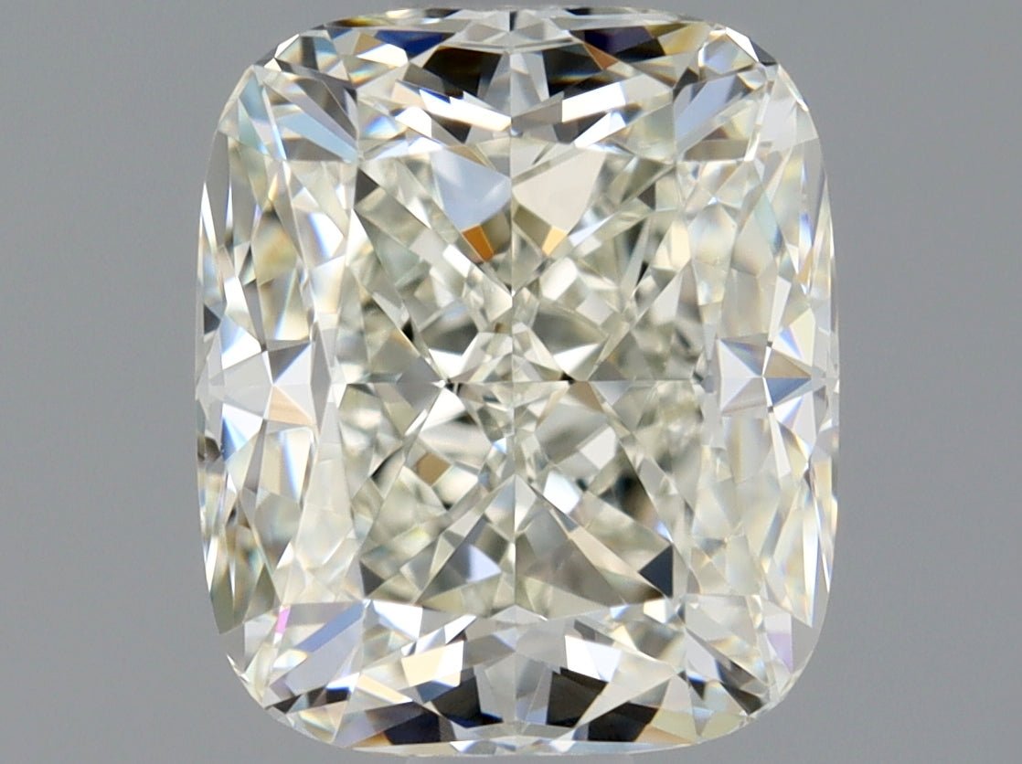 1 Carat Cushion Cut Natural Diamond - J VVS1 - 1.21ct - VG Symmetry Grade