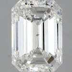 1 Carat Natural Diamond - EMERALD - 1 - F - SI1 - Diamonds By Rothschild