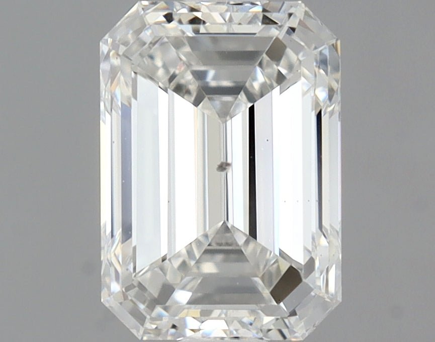 1 Carat Natural Diamond - EMERALD - 1 - F - SI1 - Diamonds By Rothschild