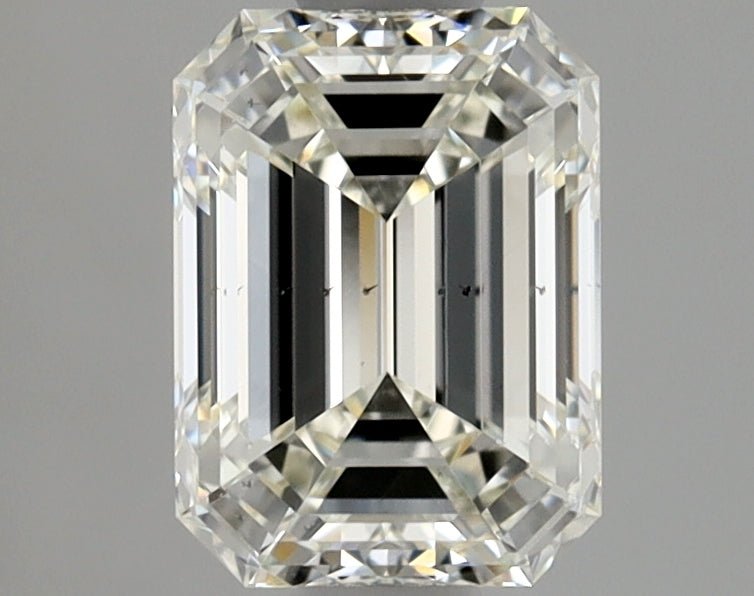 1 Carat Emerald Cut Natural Diamond - J SI2 - 1.02ct - EX Symmetry Grade