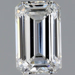 1 Carat Emerald Cut Natural Diamond - E VS1 - 0.9ct - VG Symmetry Grade