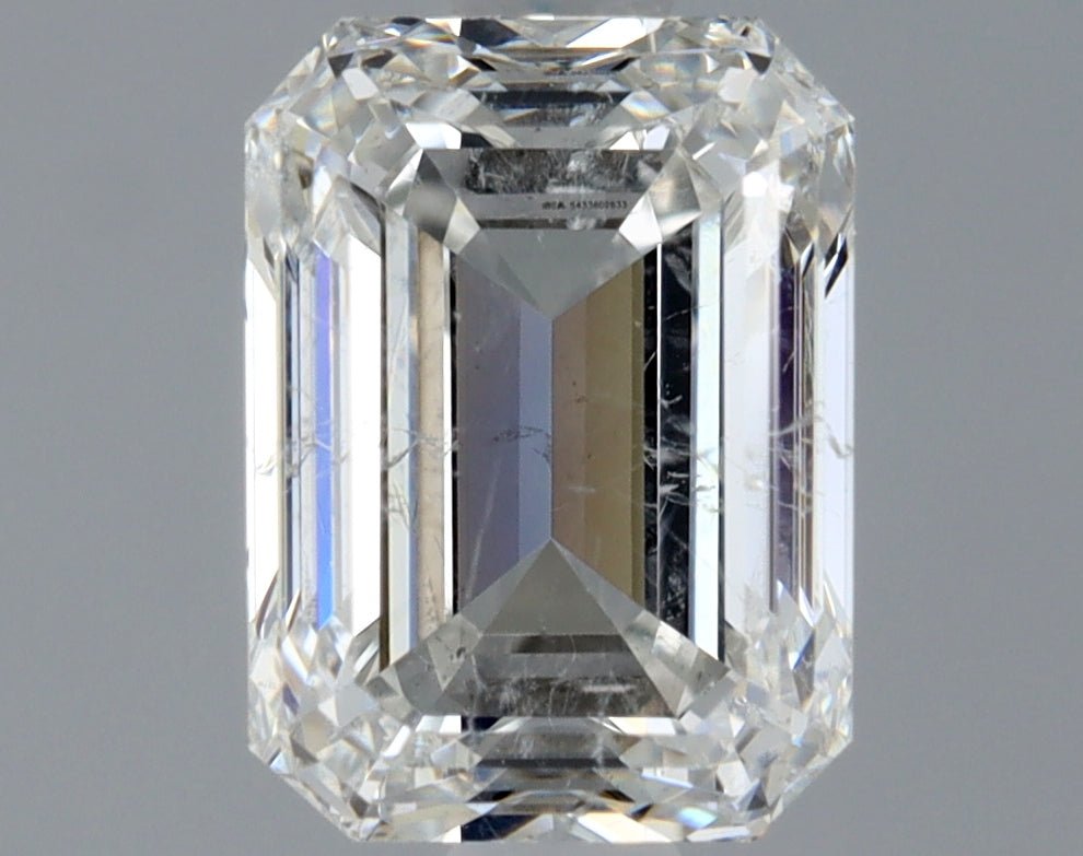 1 Carat Emerald Cut Natural Diamond - G SI2 - 1.06ct - EX Symmetry Grade