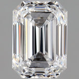 1 Carat Emerald Cut Natural Diamond - D VS1 - 0.9ct - VG Symmetry Grade