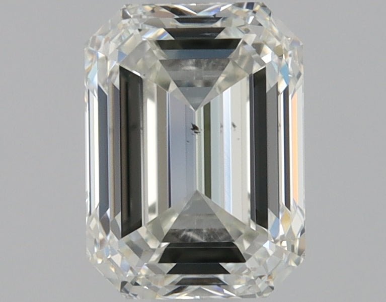 1 Carat Emerald Cut Natural Diamond - J SI1 - 0.9ct - VG Symmetry Grade