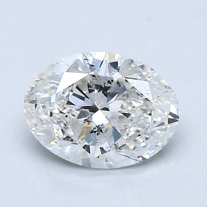1 Carat Natural Diamond - OVAL - 1 - G - SI2 - Diamonds By Rothschild