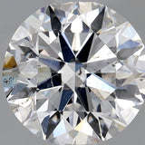 1 Carat Round Cut Natural Diamond - D SI2 - 1.0ct - EX Symmetry Grade