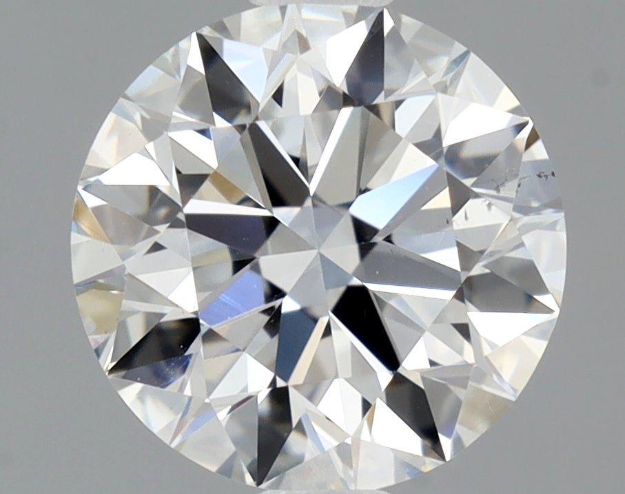 1 Carat Round Cut Natural Diamond - D SI1 - 1.01ct - EX Symmetry Grade