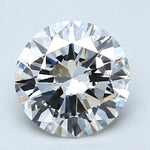 2 Carat Round Cut Natural Diamond - G SI1 - 2.01ct - VG Cut Grade