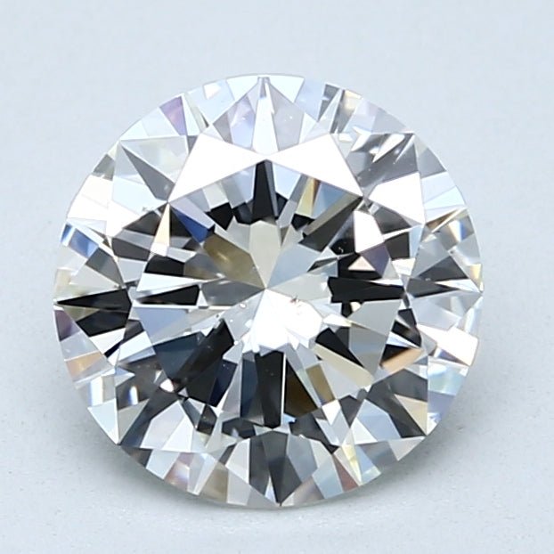 2 Carat Round Cut Natural Diamond - G SI1 - 2.01ct - VG Cut Grade