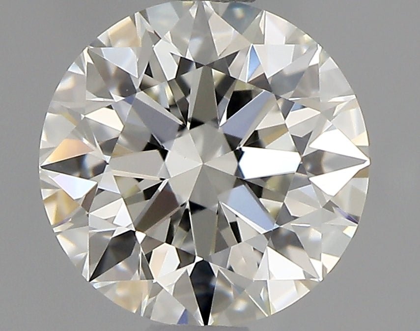 1 Carat Round Cut Natural Diamond - J VVS2 - 1.09ct - EX Symmetry Grade