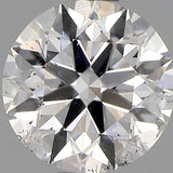 1 Carat Round Cut Natural Diamond - D SI2 - 1.0ct - EX Symmetry Grade