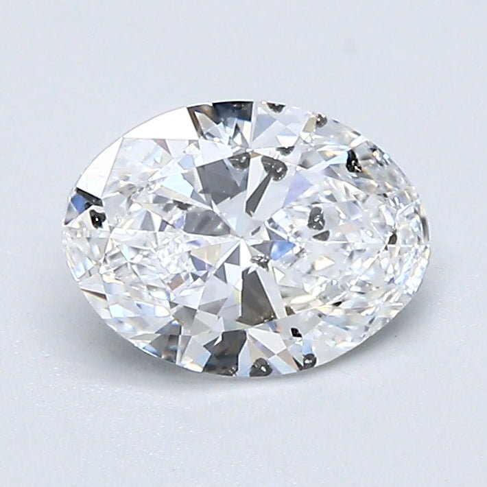 1 Carat Oval - Natural Diamond - 0.9 - D - I1 - G - EX - G - Diamonds By Rothschild